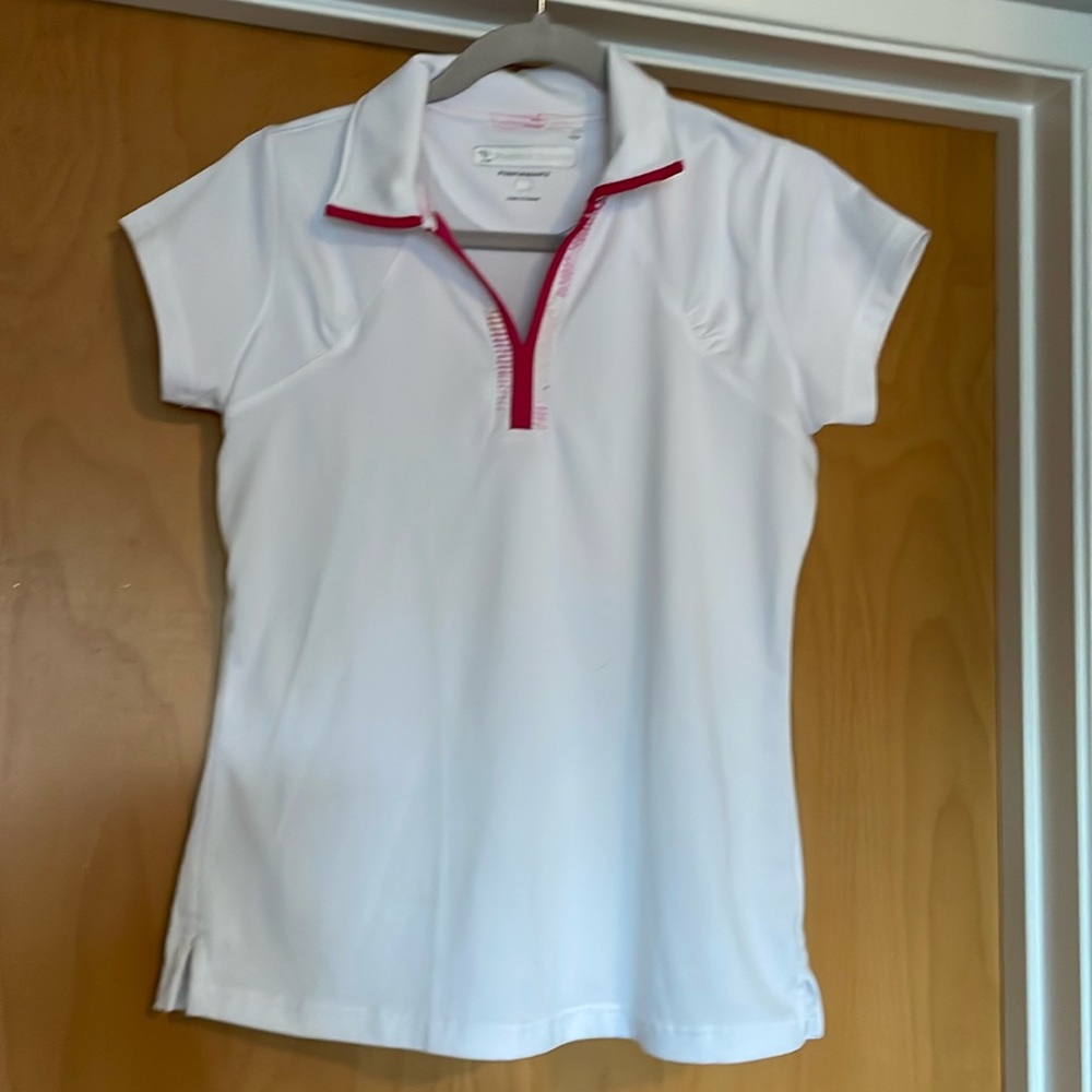 Pebble Beach Performance sz small white and pink